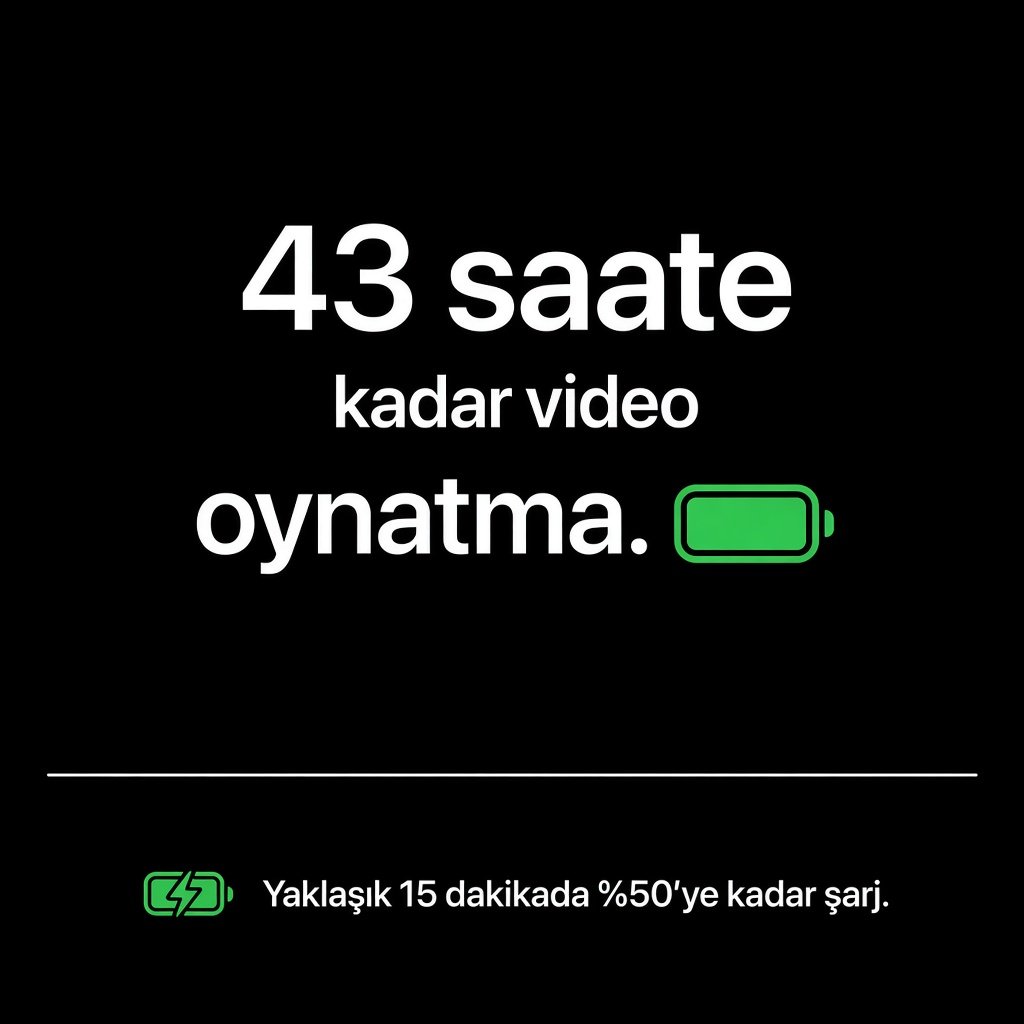 43 saate kadar video oynatma